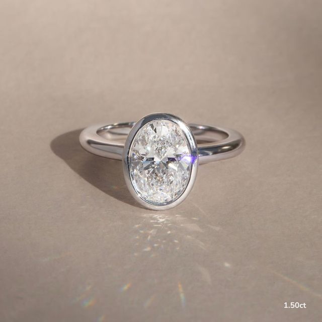 Chloe Platinum Solitaire Engagement Ring