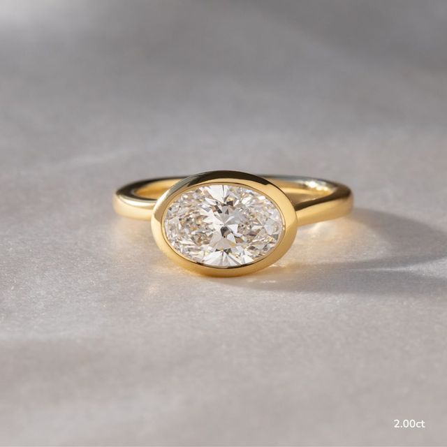 Sydney Yellow Gold Solitaire Engagement Ring