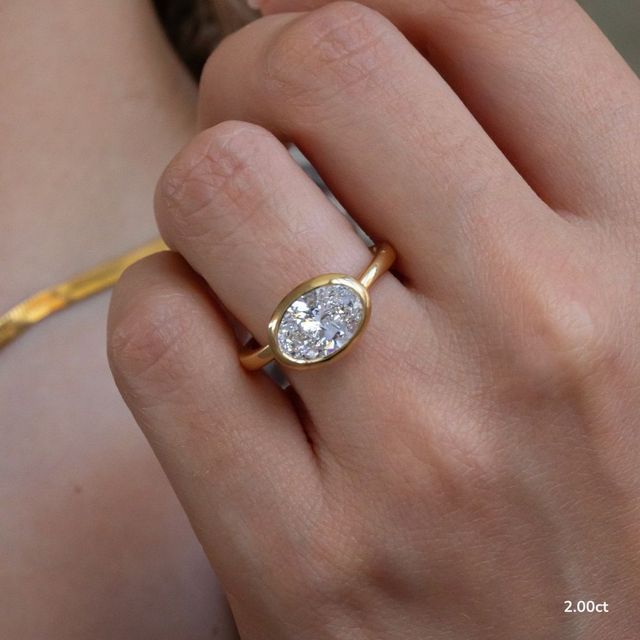 Sydney Yellow Gold Solitaire Engagement Ring
