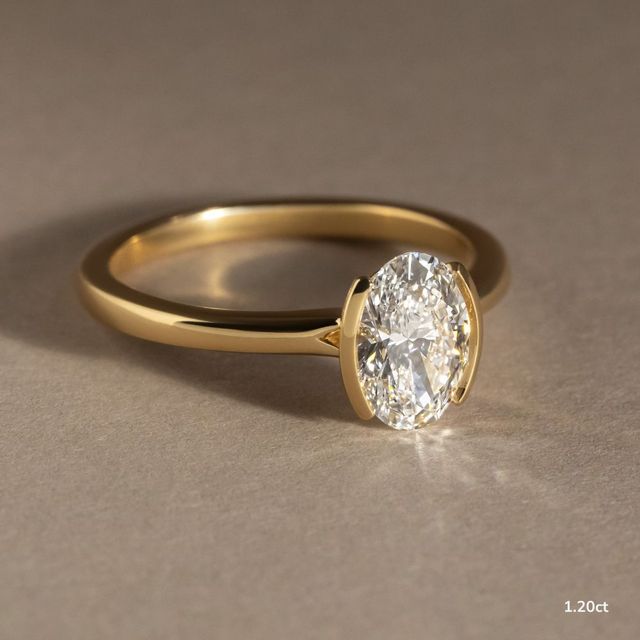 Avian Yellow Gold Solitaire Engagement Ring