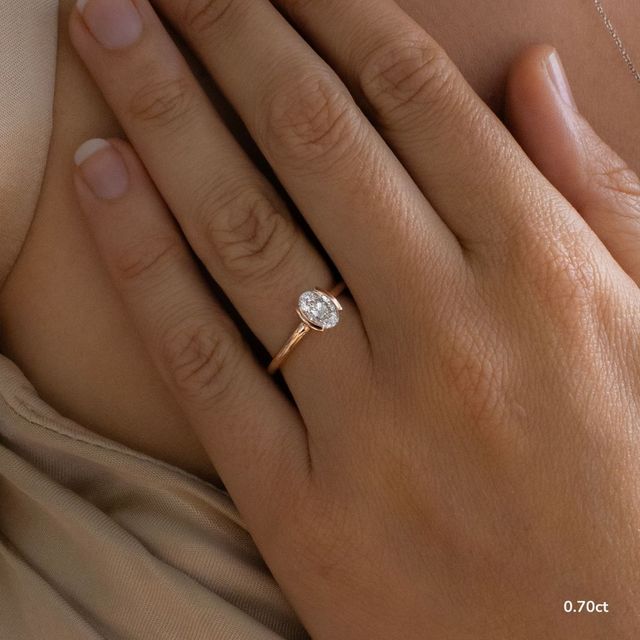 Avian Rose Gold Solitaire Engagement Ring