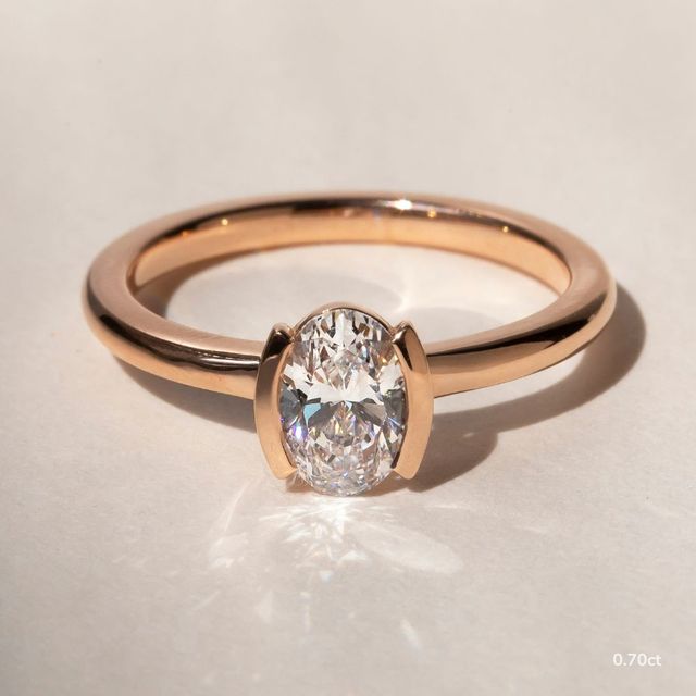 Avian Rose Gold Solitaire Engagement Ring