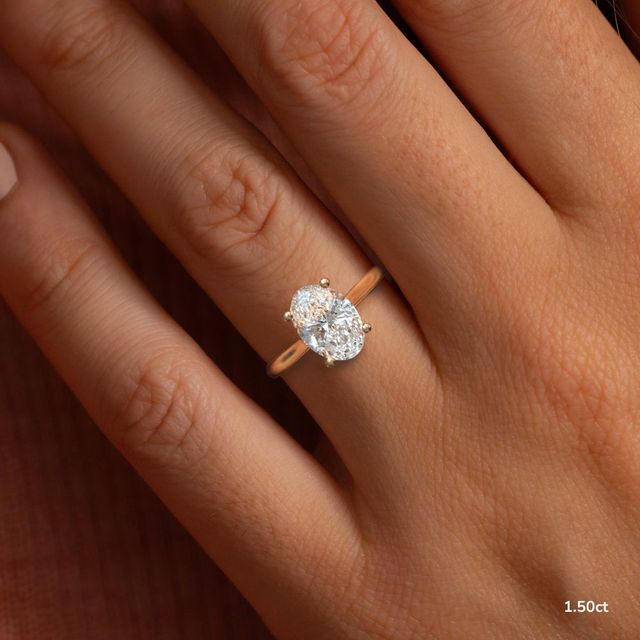 Sura Yellow Gold Twisted Solitaire Engagement Ring