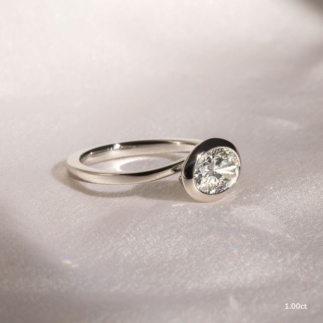 Sydney White Gold Solitaire Engagement Ring