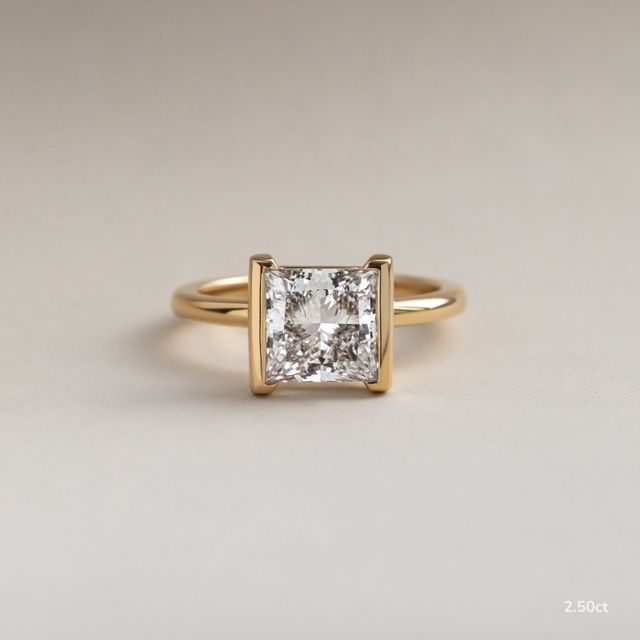 Avian Yellow Gold Solitaire Engagement Ring
