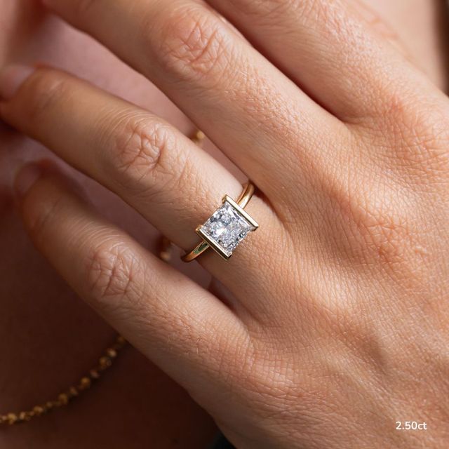 Avian Yellow Gold Solitaire Engagement Ring