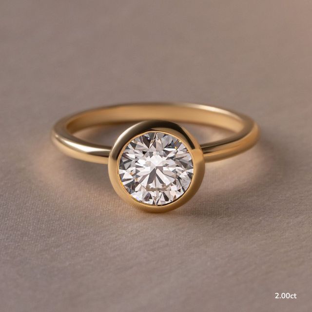 Chloe Yellow Gold Engagement Ring