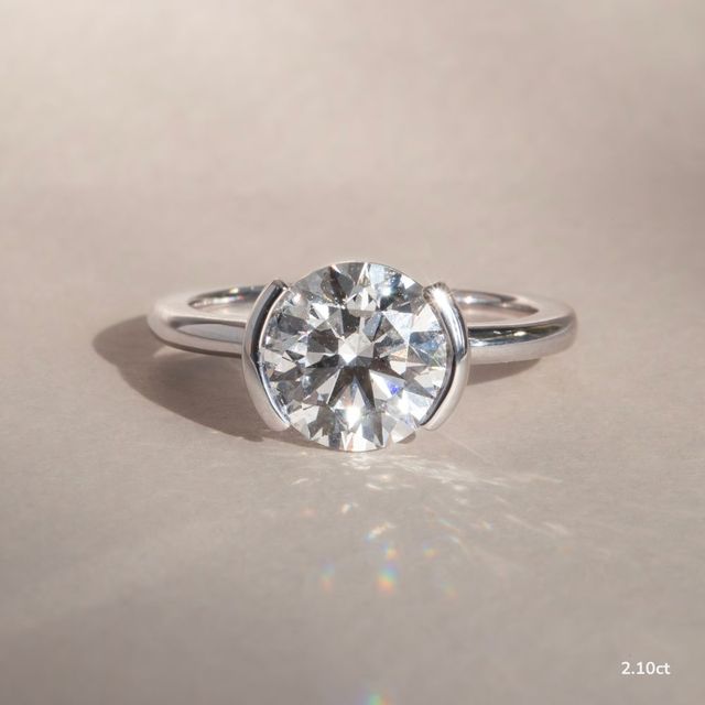 Avian Platinum Solitaire Engagement Ring