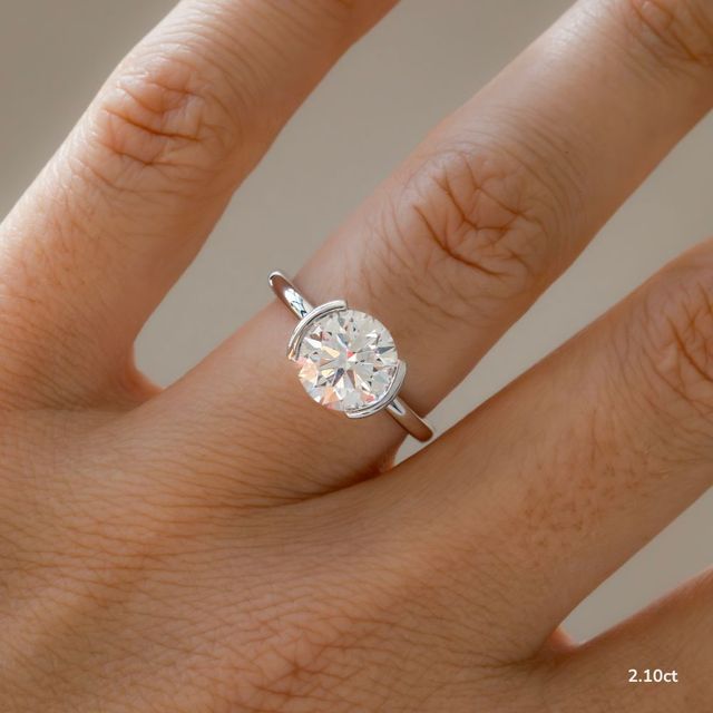 Avian Platinum Solitaire Engagement Ring