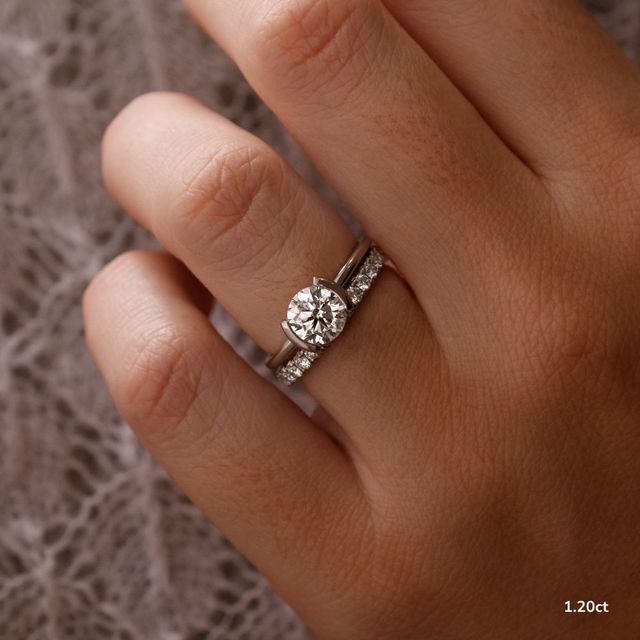 Avian White Gold Solitaire Engagement Ring