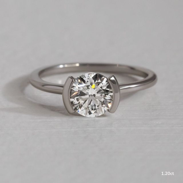 Avian White Gold Solitaire Engagement Ring