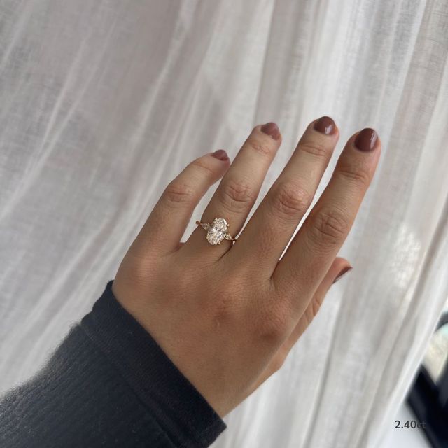 Anam Cara Yellow Gold Trilogy Engagement Ring