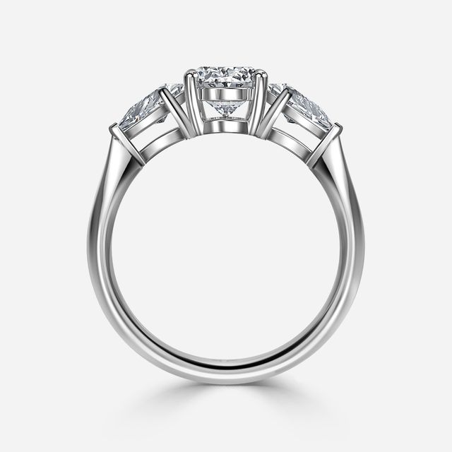 Anam Cara Platinum Trilogy Engagement Ring