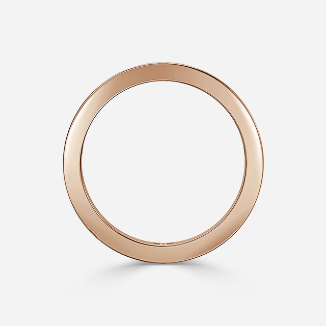 Rose Gold Six Star Diamond Wedding Band