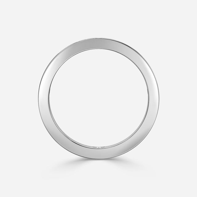 White Gold Six Star Diamond Wedding Band