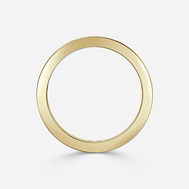 Yellow Gold Six Star Diamond Wedding Band