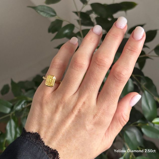 Georgia Yellow Gold Bezel Engagement Ring