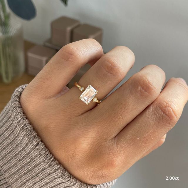 Athira Yellow Gold Vintage Engagement Ring