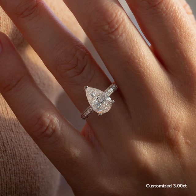Ishq Platinum Hidden Halo Engagement Ring