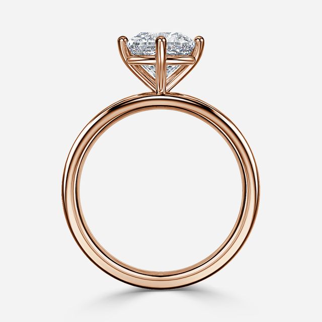 Nora Rose Gold Solitaire Engagement Ring