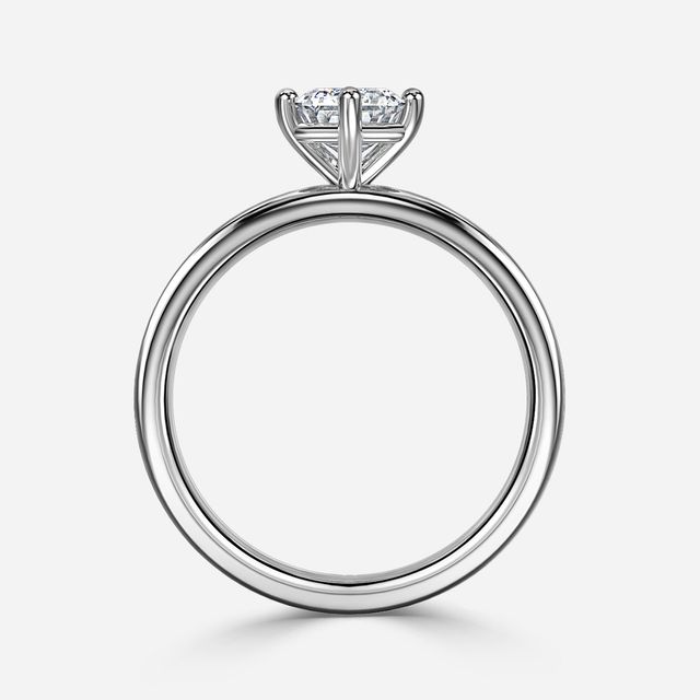 Nora White Gold Solitaire Engagement Ring