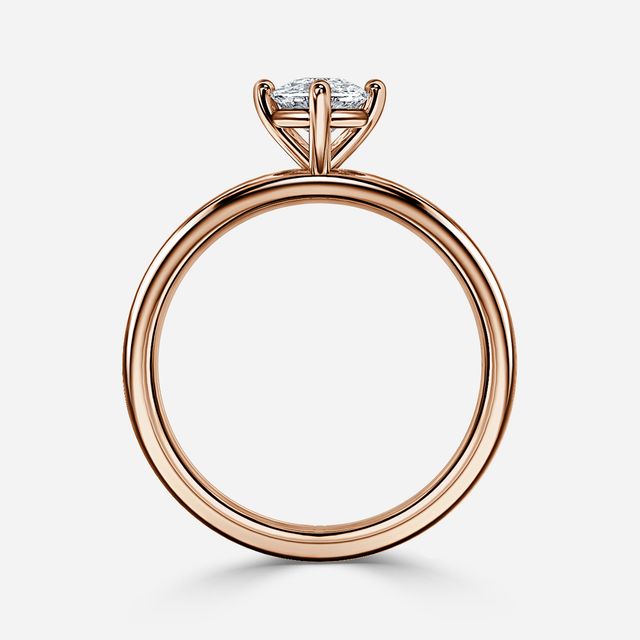 Nora Rose Gold Solitaire Engagement Ring