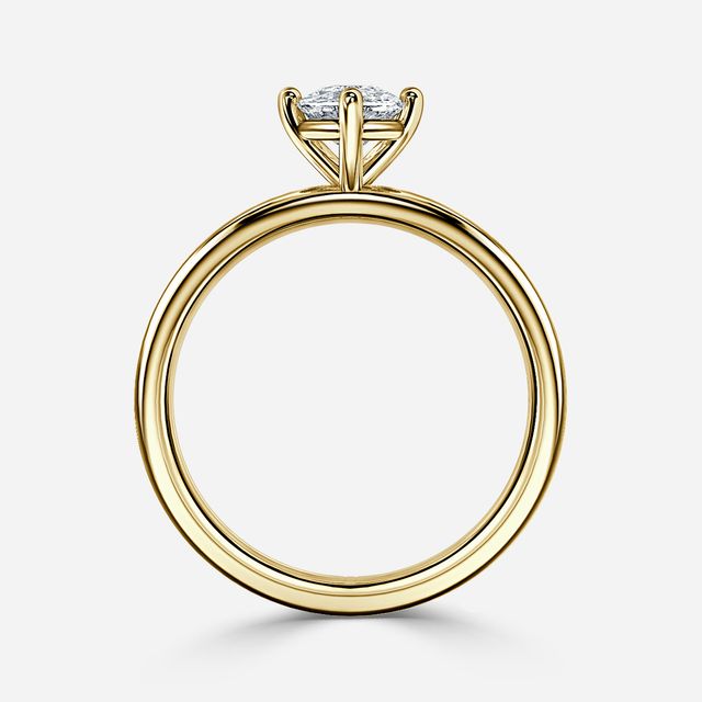Nora Yellow Gold Solitaire Engagement Ring