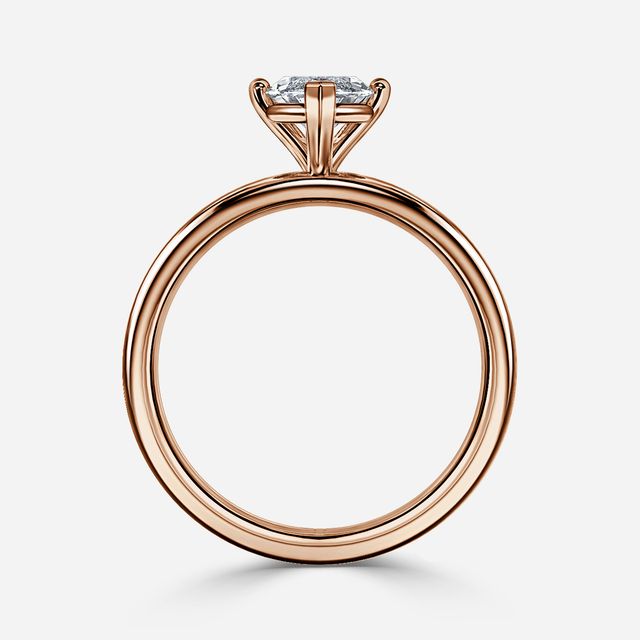 Nora Rose Gold Solitaire Engagement Ring