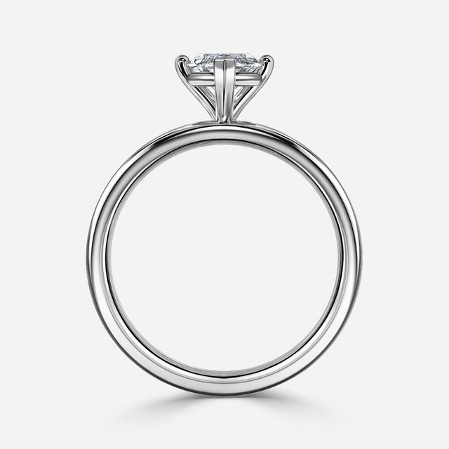 Nora White Gold Solitaire Engagement Ring