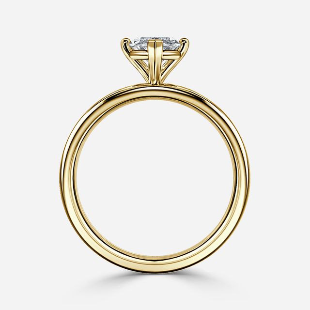 Nora Yellow Gold Solitaire Engagement Ring