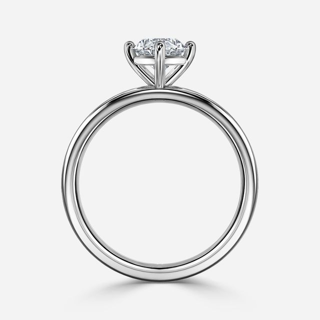 Nora Platinum Solitaire Engagement Ring
