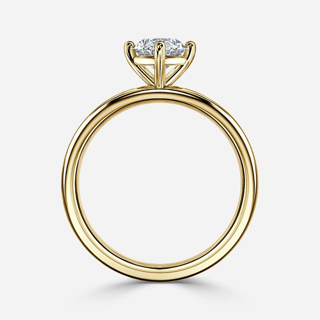 Nora Yellow Gold Solitaire Engagement Ring