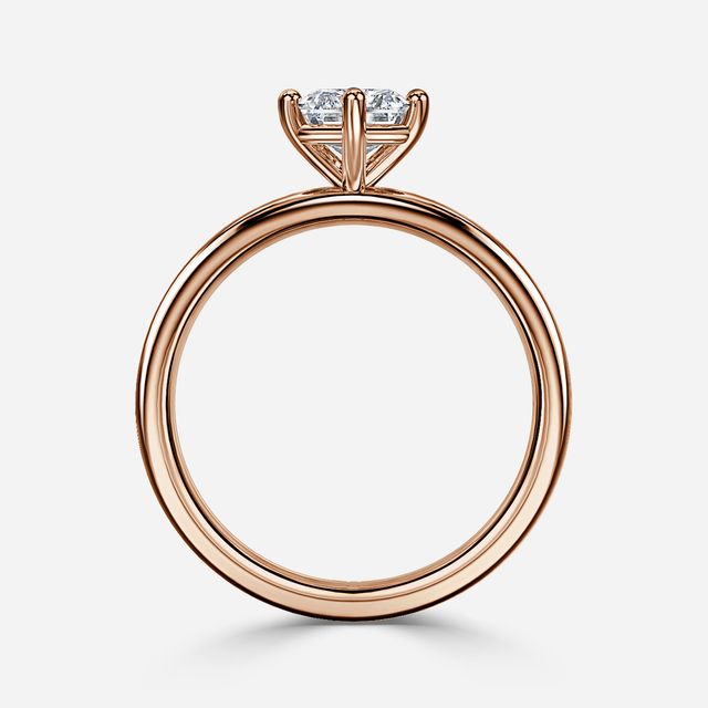 Nora Rose Gold Solitaire Engagement Ring