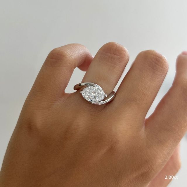 Naia Platinum Solitaire Engagement Ring