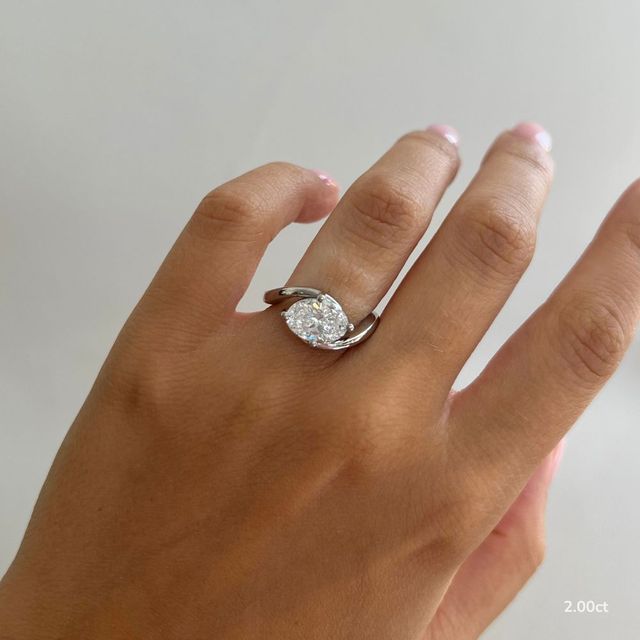 Naia Platinum Solitaire Engagement Ring