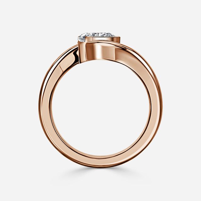Naia Rose Gold Solitaire Engagement Ring