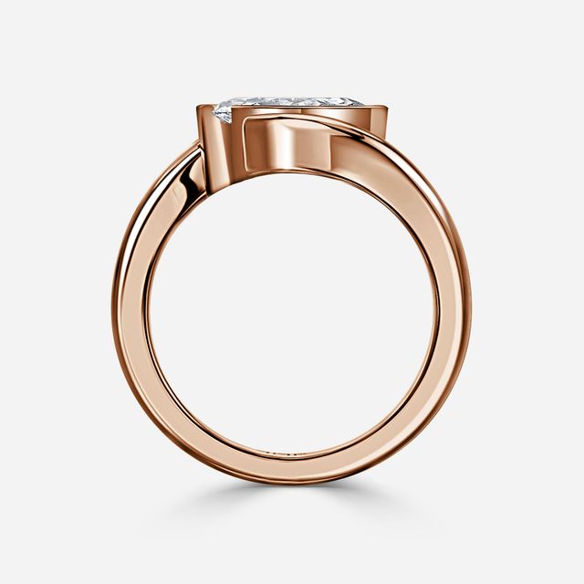 Naia Rose Gold Solitaire Engagement Ring