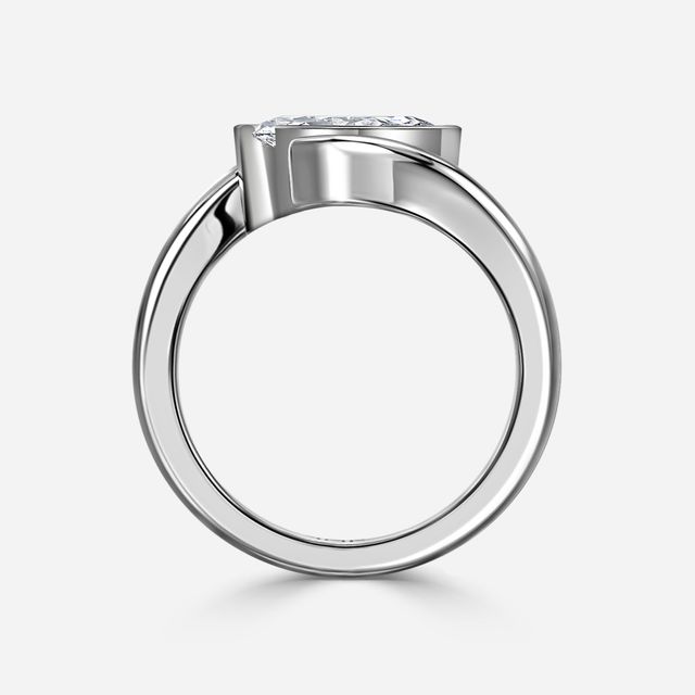 Naia White Gold Solitaire Engagement Ring