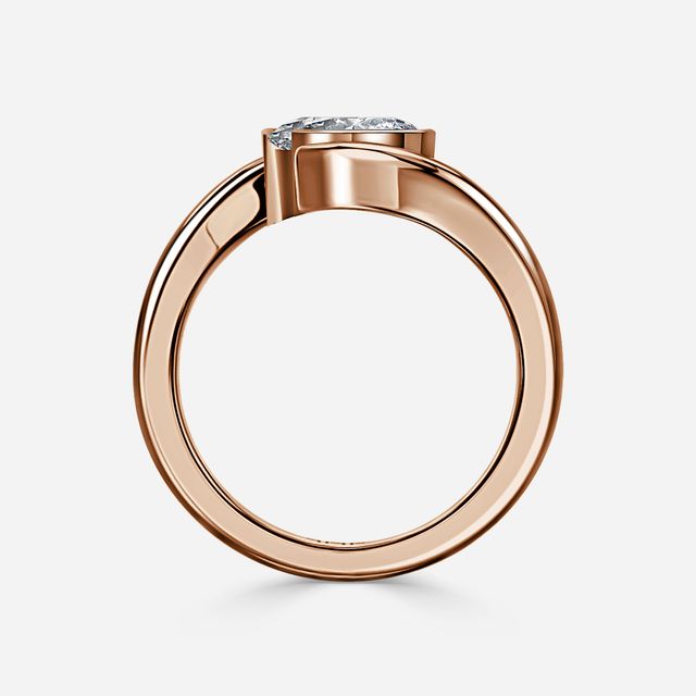 Naia Rose Gold Solitaire Engagement Ring