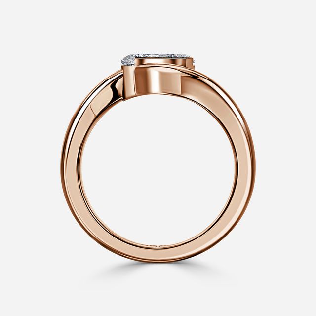 Naia Rose Gold Solitaire Engagement Ring