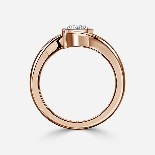 Naia Rose Gold Solitaire Engagement Ring
