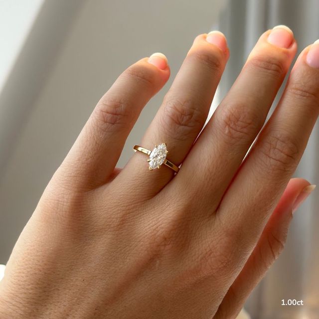 Juliette Yellow Gold Engagement Ring