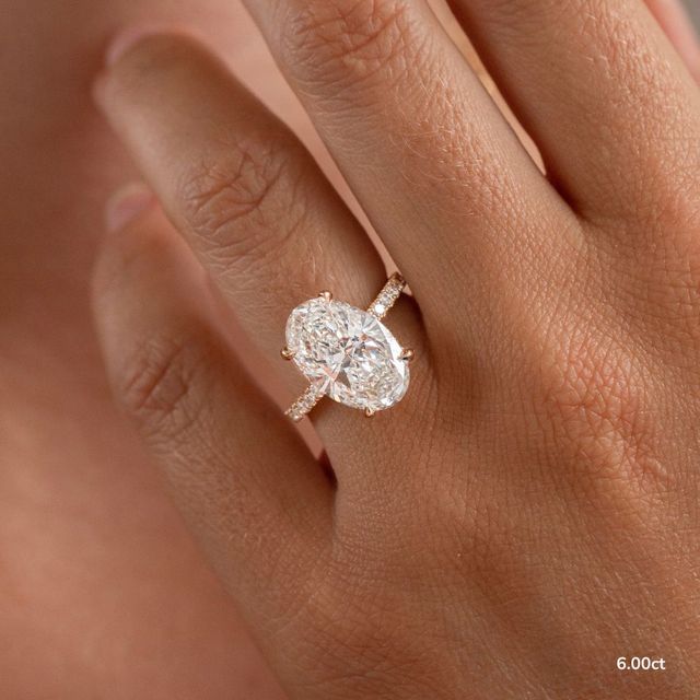 Kate Yellow Gold Hidden Halo Engagement Ring