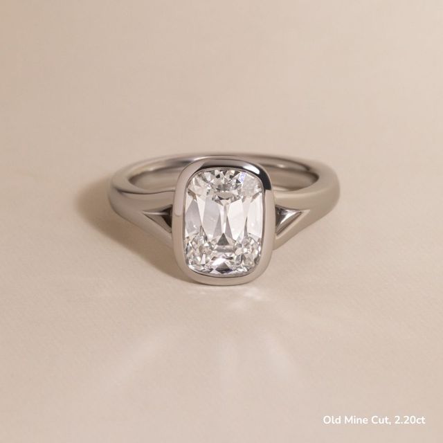 London Platinum Solitaire Engagement Ring