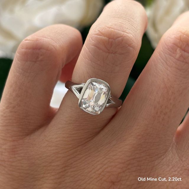 London Platinum Solitaire Engagement Ring