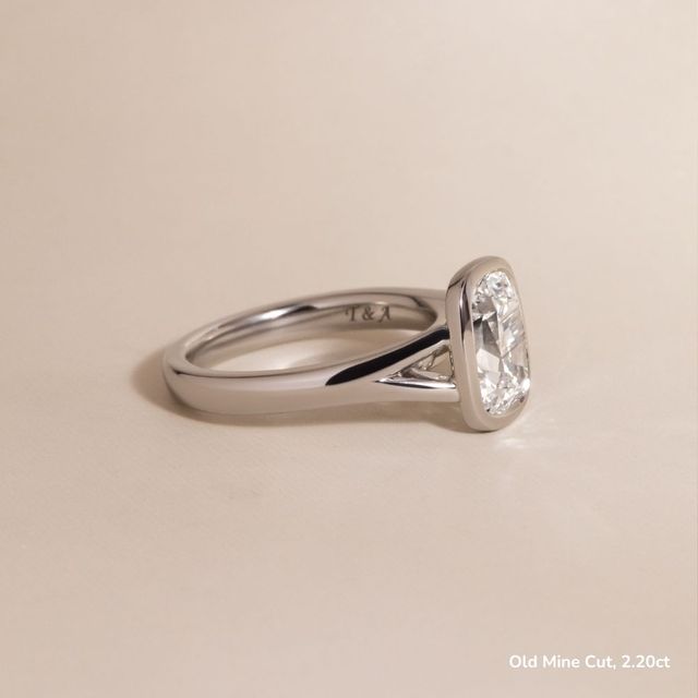 London Platinum Solitaire Engagement Ring