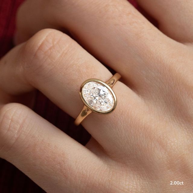 London Yellow Gold Solitaire Engagement Ring