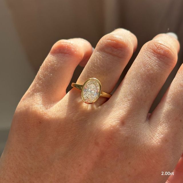 London Yellow Gold Solitaire Engagement Ring