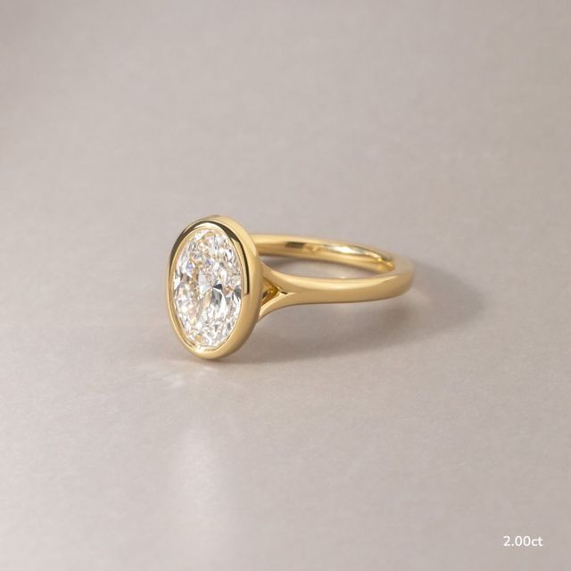 London Yellow Gold Solitaire Engagement Ring