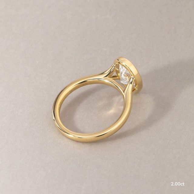 London Yellow Gold Solitaire Engagement Ring